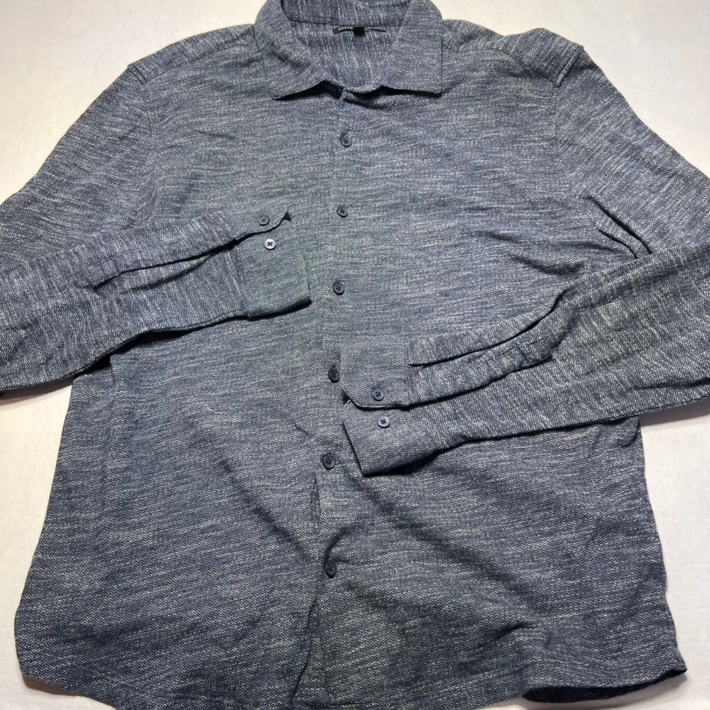 Robert Barakett Mens Blue Button Up Shirt | Size XXL